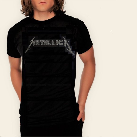 Metallica 40th Anniversary Songs thrash metal rock Official T-Shirt L NWT - Picture 2 of 5